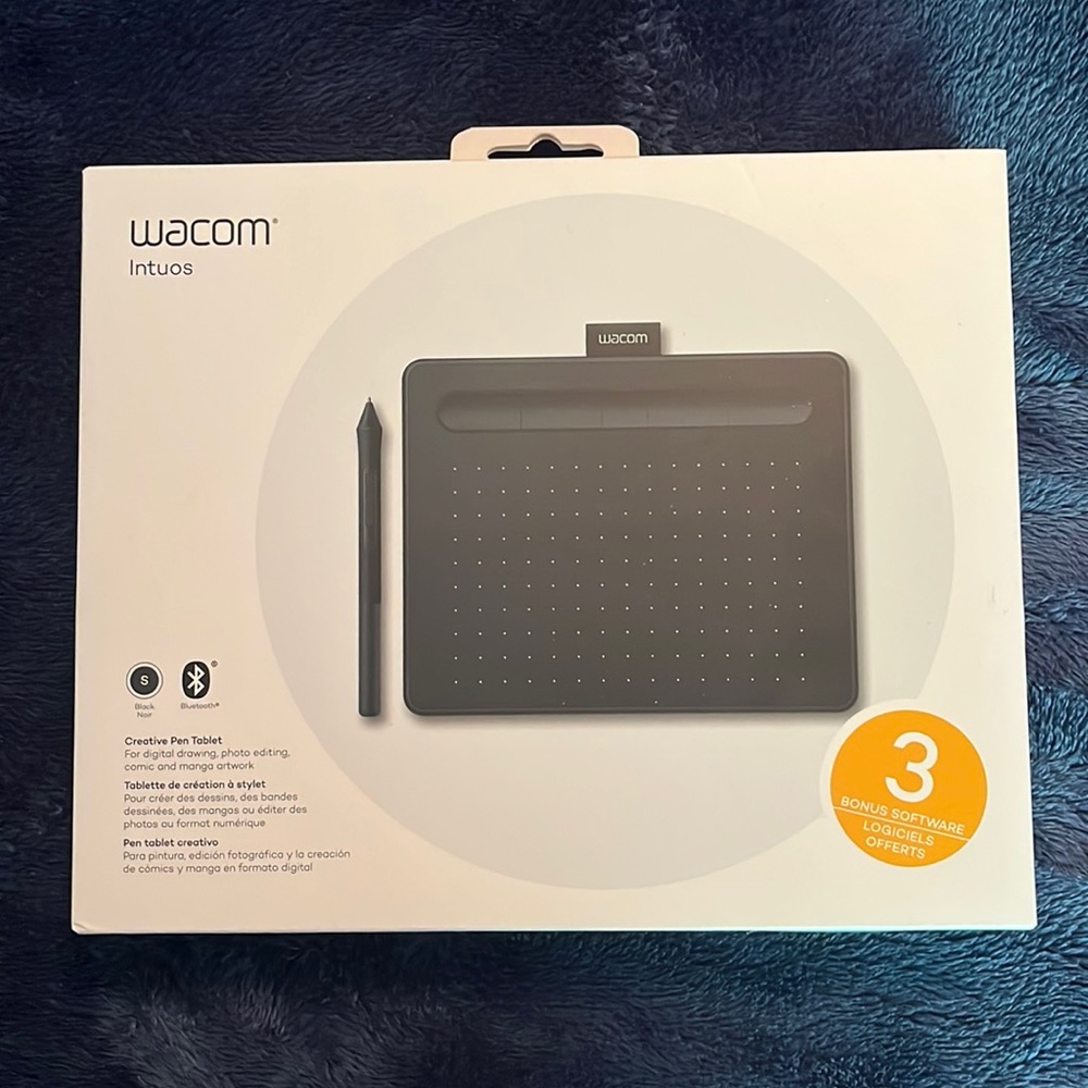 Bluetooth Wacom Intuos Drawing Tablet